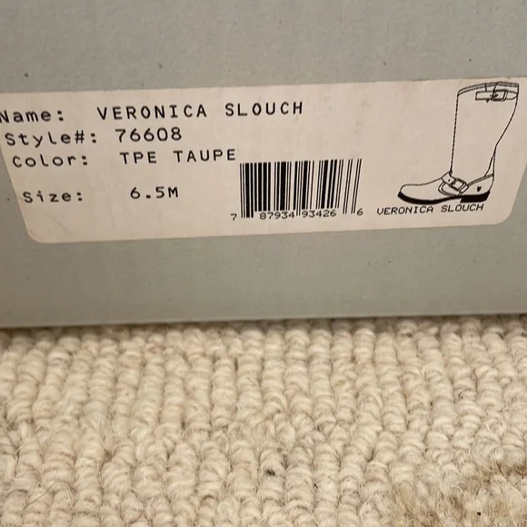 Frye Veronica Slouch Taupe Boot 6 1/2 - Picture 2 of 6